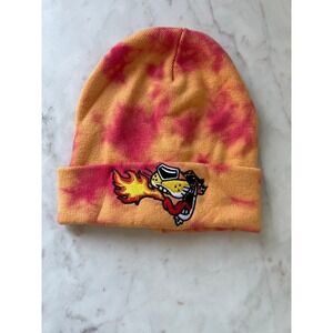 Cheetos Flamin' Hot tie-dye Beanie Hat Chester Cheetah Unisex Adult or Junior Sz